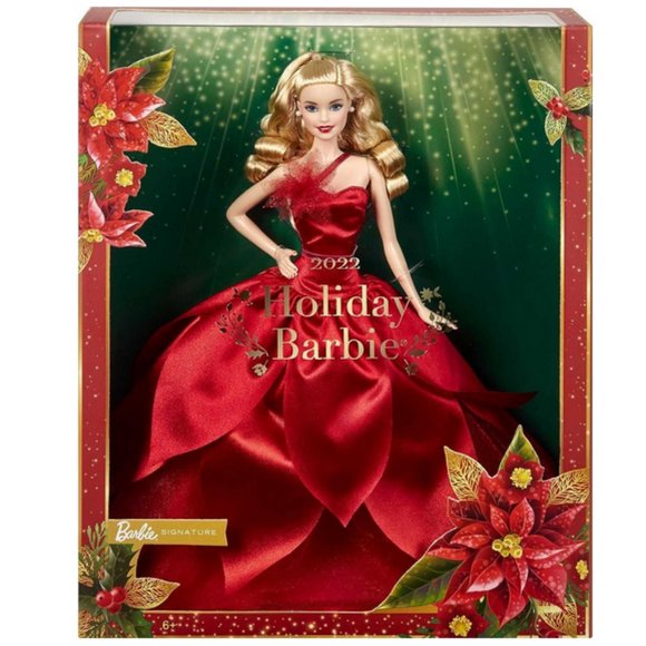 Barbie Signature 2022 Holiday Barbie Doll - Picture 5 of 5
